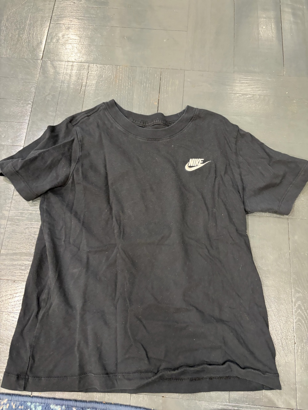 Nike Black Logo Tee teen